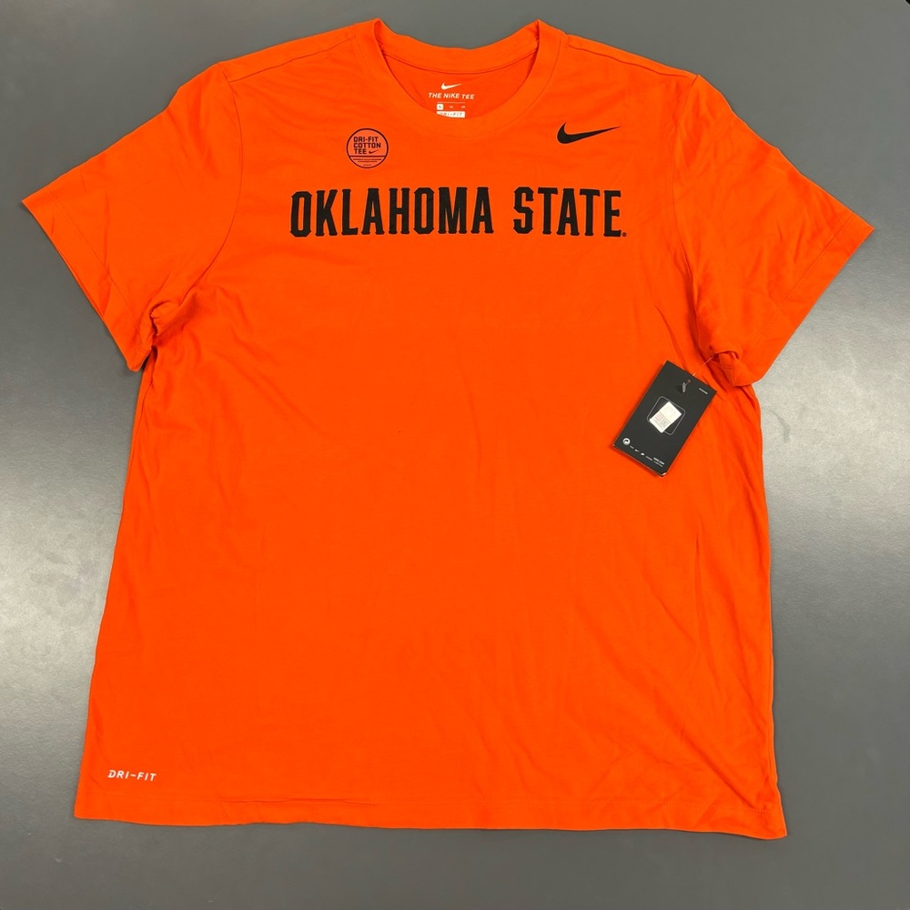 New Nike Men’s T-shirt Oklahoma State Cowboys XL, X-large, NWT, Orange Tee Shirt
